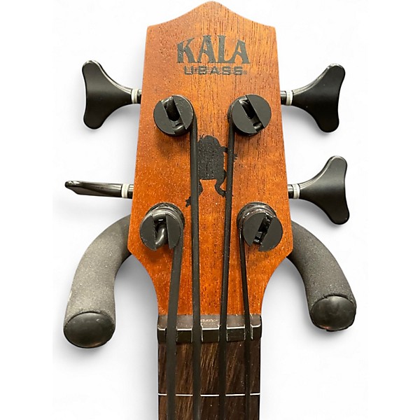 Used Kala SCOUT FL U BASS Natural Acoustic Bass Guitar