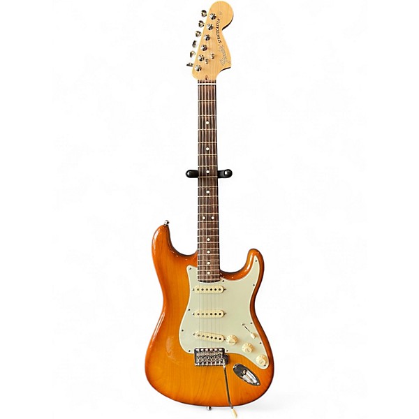 Used Fender American Performer Stratocaster SSS Honey Burst Solid Body Electric Guitar