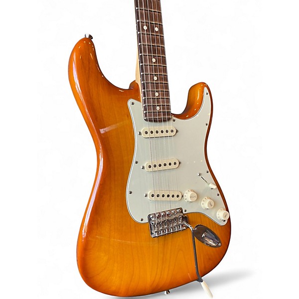 Used Fender American Performer Stratocaster SSS Honey Burst Solid Body Electric Guitar