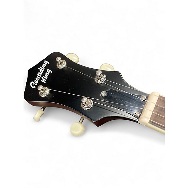 Used Recording King RKOH-06 Natural Banjo