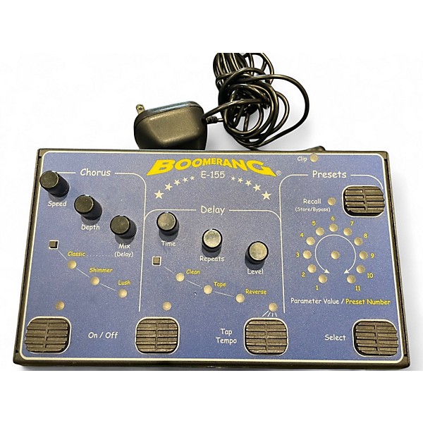 Used Boomerang E-155 Chorus/Delay Effect Pedal