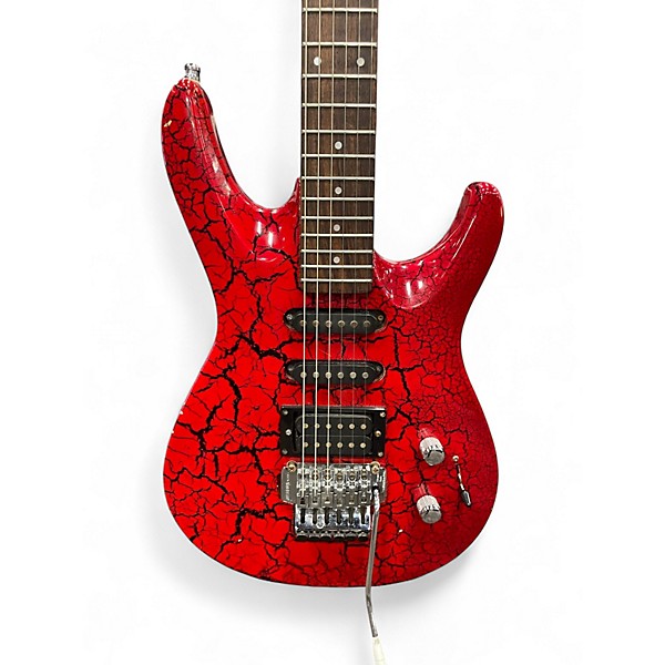 Used Washburn KC-40V Red Solid Body Electric Guitar