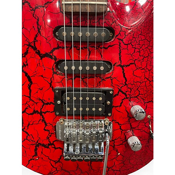 Used Washburn KC-40V Red Solid Body Electric Guitar