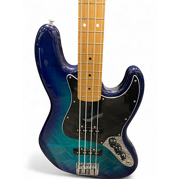 Used Fender Player Plus Jass Bass Blue Burst Electric Bass Guitar