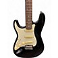 Used Squier Standard Stratocaster Left Handed Black Electric Guitar