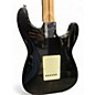 Used Squier Standard Stratocaster Left Handed Black Electric Guitar