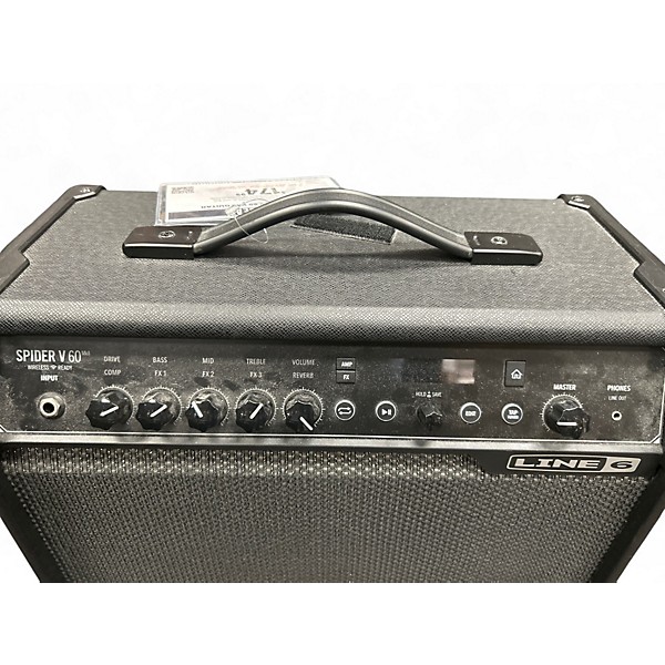 Used Line 6 Spider V 60 1x10 Guitar Combo Amp