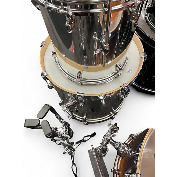 Used Pearl 5 Piece Export Chrome Drum Kit
