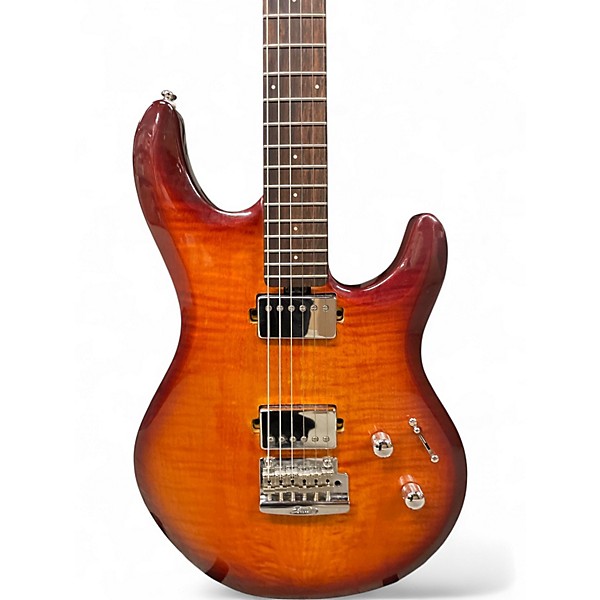 Used Sterling by Music Man Luke Hazel Burst Solid Body Electric Guitar
