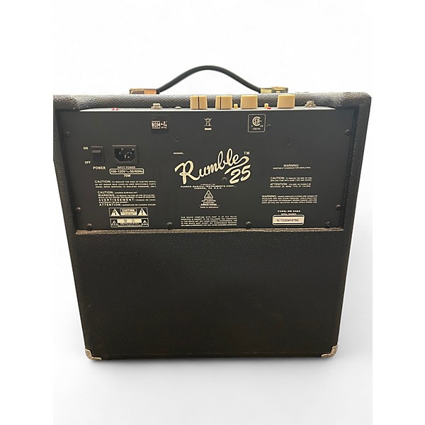 Used Fender Rumble 25 25W 1x10 Bass Combo Amp
