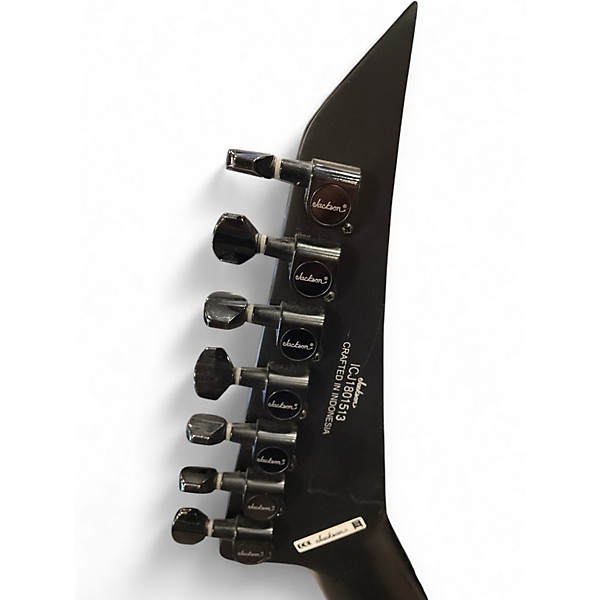 Used Jackson KV7 COREY BEAULIEU X SERIES Black Solid Body Electric Guitar