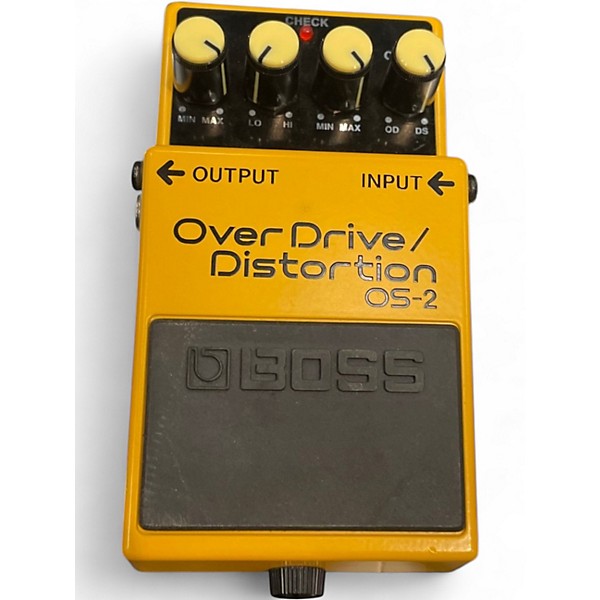 Used BOSS OS2 Overdrive Distortion Effect Pedal