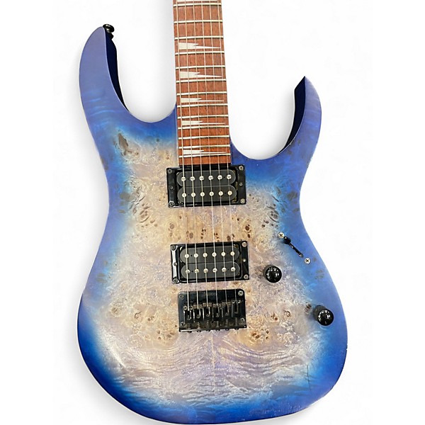 Used Ibanez Rgrt621dpb Blue Lagoon Burst Solid Body Electric Guitar
