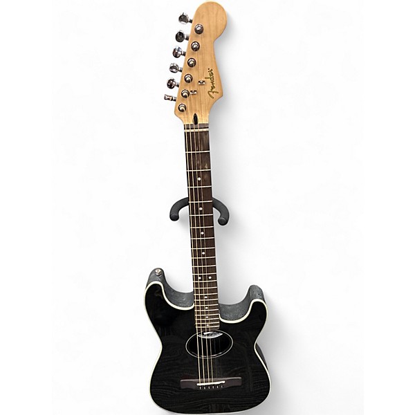 Used 2012 Fender Stratacoustic Black Acoustic Electric Guitar