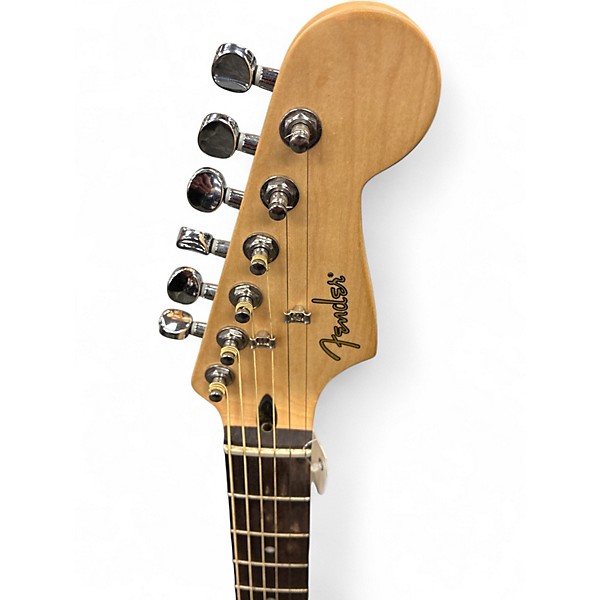 Used 2012 Fender Stratacoustic Black Acoustic Electric Guitar