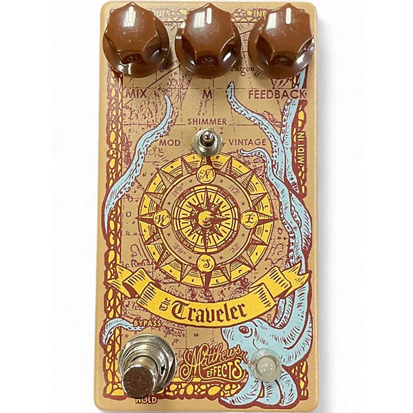Used Matthews Effects The Traveler Exploratory Reverb Effect Pedal
