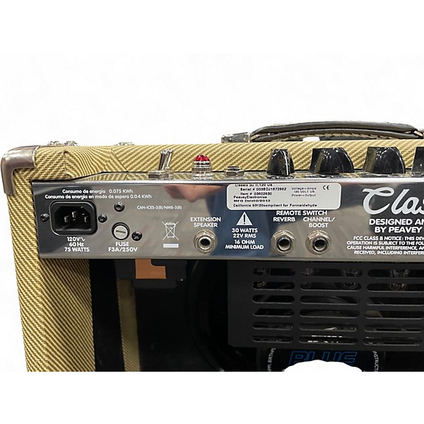 Used Peavey Classic 30 112 30W 1x12 Tube Tube Guitar Combo Amp