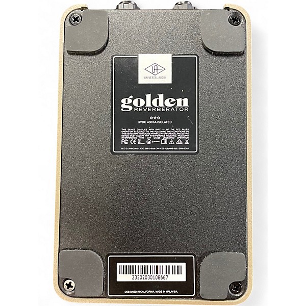 Used Universal Audio Golden Reverberator Effect Pedal
