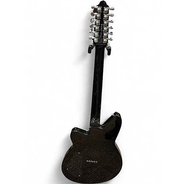 Used Reverend Airwave 12 Black Hollow Body Electric Guitar