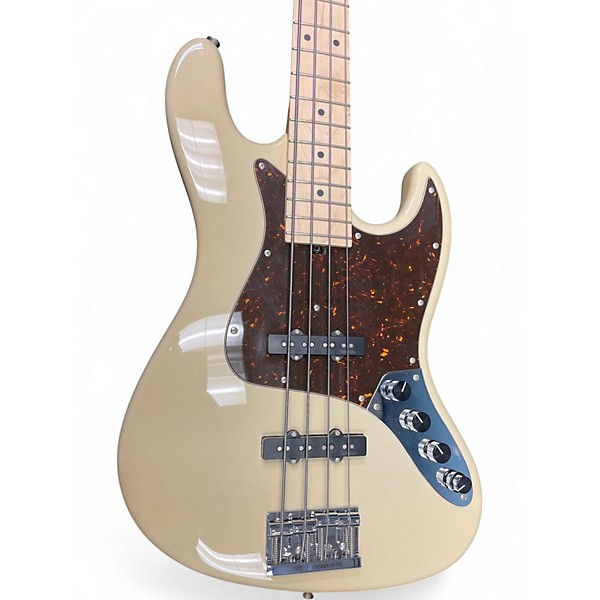 Used 2020s Sadowsky Guitars MetroLine 21-fret Vintage J/J Bass Vintage Yellow Electric Bass Guitar