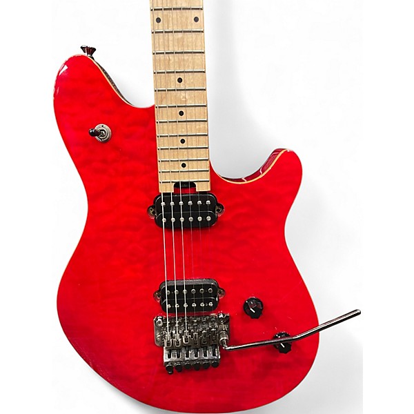 Used EVH Wolfgang WG Standard QM Wine Red Solid Body Electric Guitar