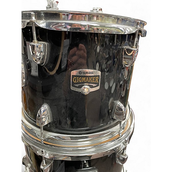 Used Yamaha 5 Piece Gigmaker Black Drum Kit