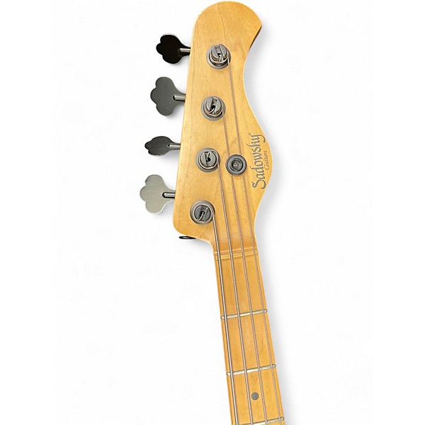 Used 2010s Sadowsky Guitars MetroLine 21-fret J/J Bass 2 Color Sunburst Electric Bass Guitar