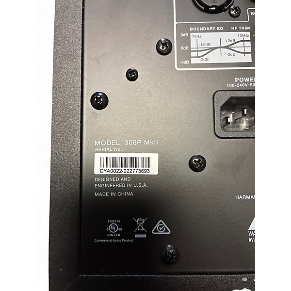 Used JBL 306P MKII Powered Monitor