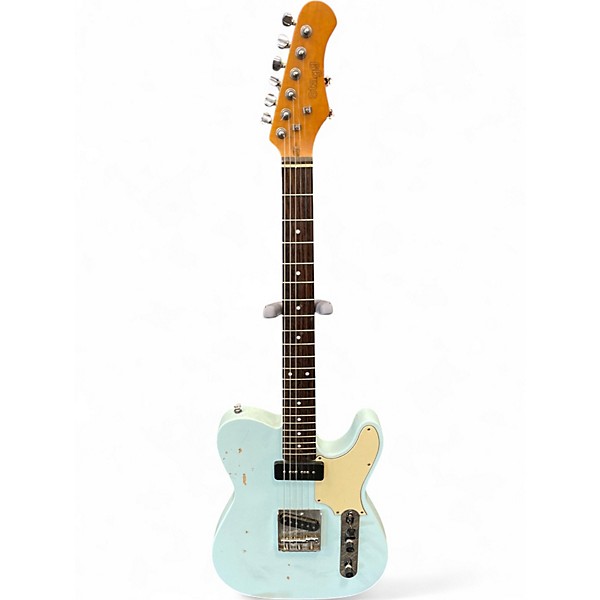 Used Stagg SET-CST Sky Blue Solid Body Electric Guitar
