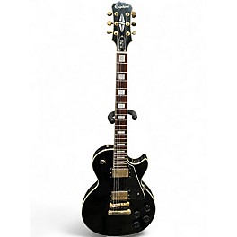 Used Epiphone Les Paul Custom Pro Black Solid Body Electric Guitar