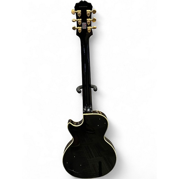 Used Epiphone Les Paul Custom Pro Black Solid Body Electric Guitar