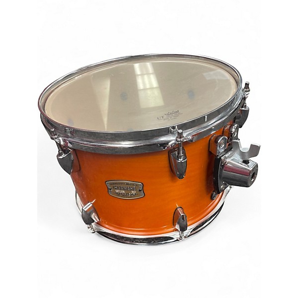 Used Yamaha 5 Piece stage custom Orange Drum Kit