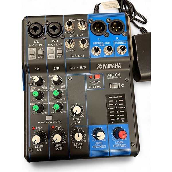 Used Yamaha MG6 Unpowered Mixer