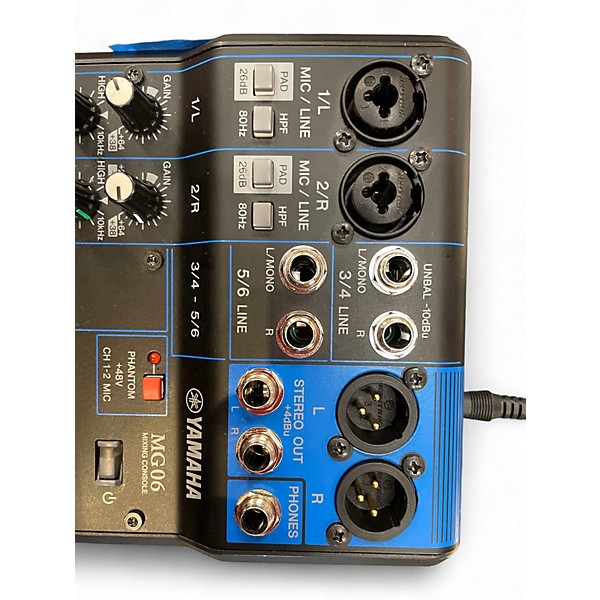 Used Yamaha MG6 Unpowered Mixer