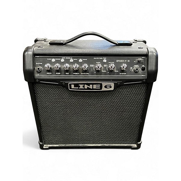 Used Line 6 Spider IV 15W 1X8 Guitar Combo Amp