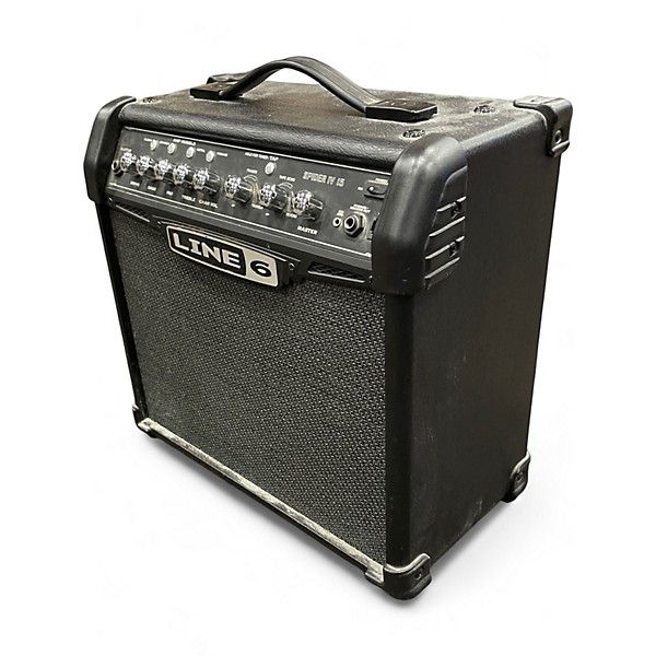 Used Line 6 Spider IV 15W 1X8 Guitar Combo Amp