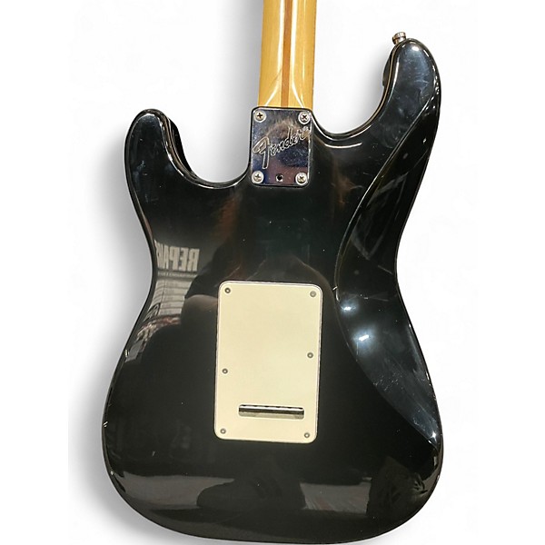Used 1993 Fender American Strat Plus Black Solid Body Electric Guitar
