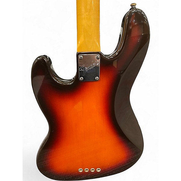 Used 1997 Fender American Standard Jazz Bass 3 Color Sunburst Electric Bass Guitar