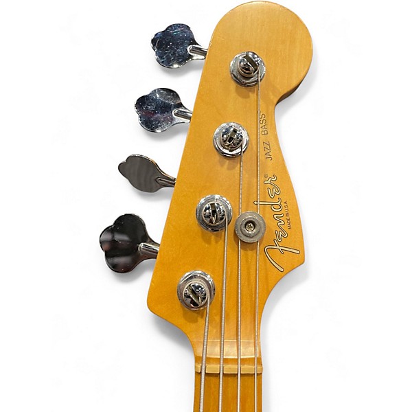 Used 1997 Fender American Standard Jazz Bass 3 Color Sunburst Electric Bass Guitar