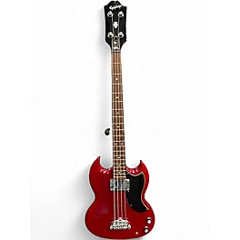 Used Epiphone SG BASS Candy Apple Red Electric Bass Guitar