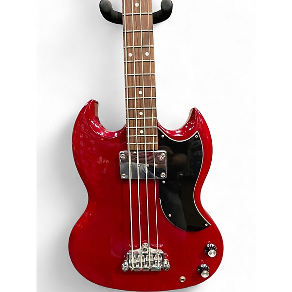 Used Epiphone SG BASS Candy Apple Red Electric Bass Guitar
