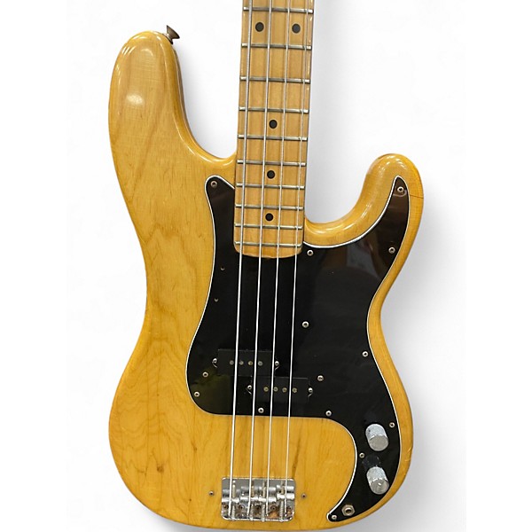 Vintage 1978 Fender Precision Bass Natural Electric Bass Guitar
