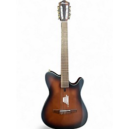 Used Ibanez frh10n sunburst flat Classical Acoustic Electric Guitar