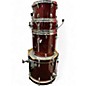 Used TAMA 4 Piece superstar classic red sparkle Drum Kit thumbnail
