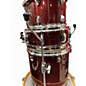 Used TAMA 4 Piece superstar classic red sparkle Drum Kit