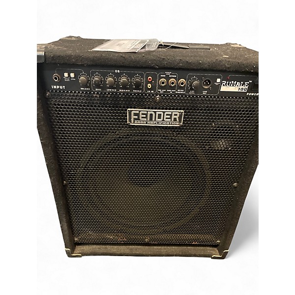 Used Fender Rumble 100 1x15 100W Bass Combo Amp