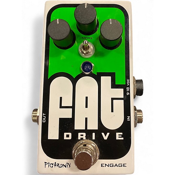 Used Pigtronix Fat Drive Tube Sound Overdrive Effect Pedal