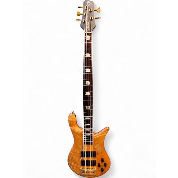 Used Spector 2010 Euro 5 lx Natural Matte Electric Bass Guitar