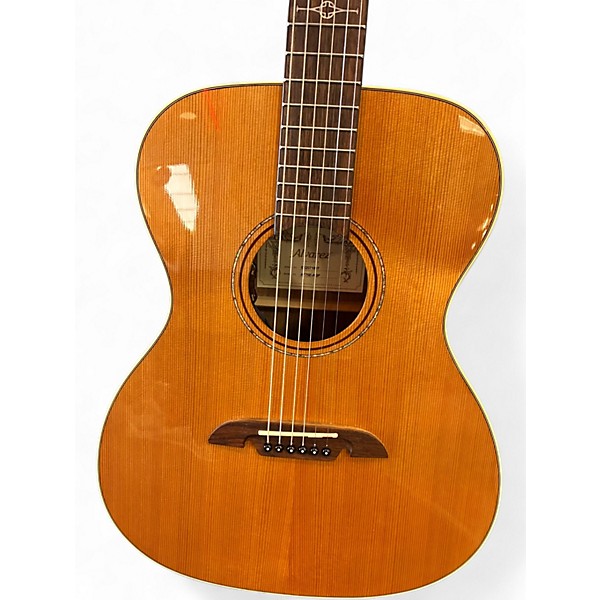Used Alvarez AF75E-AGP Natural Acoustic Electric Guitar