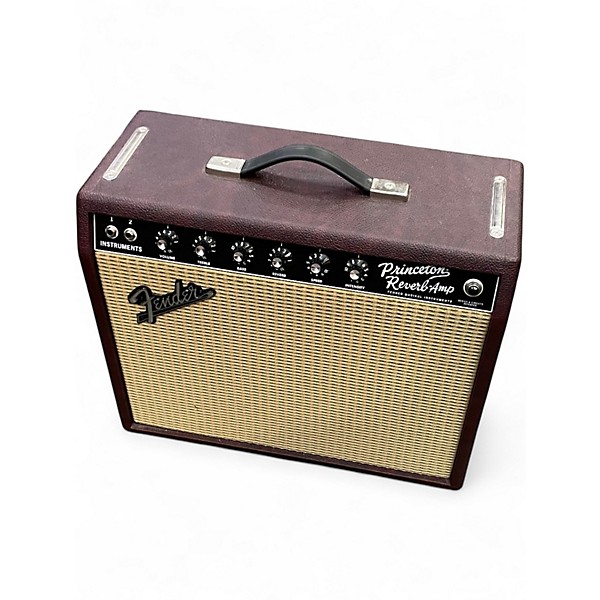 Used Fender 65 Princeton Reverb 1x10 15W Tube Guitar Combo Amp